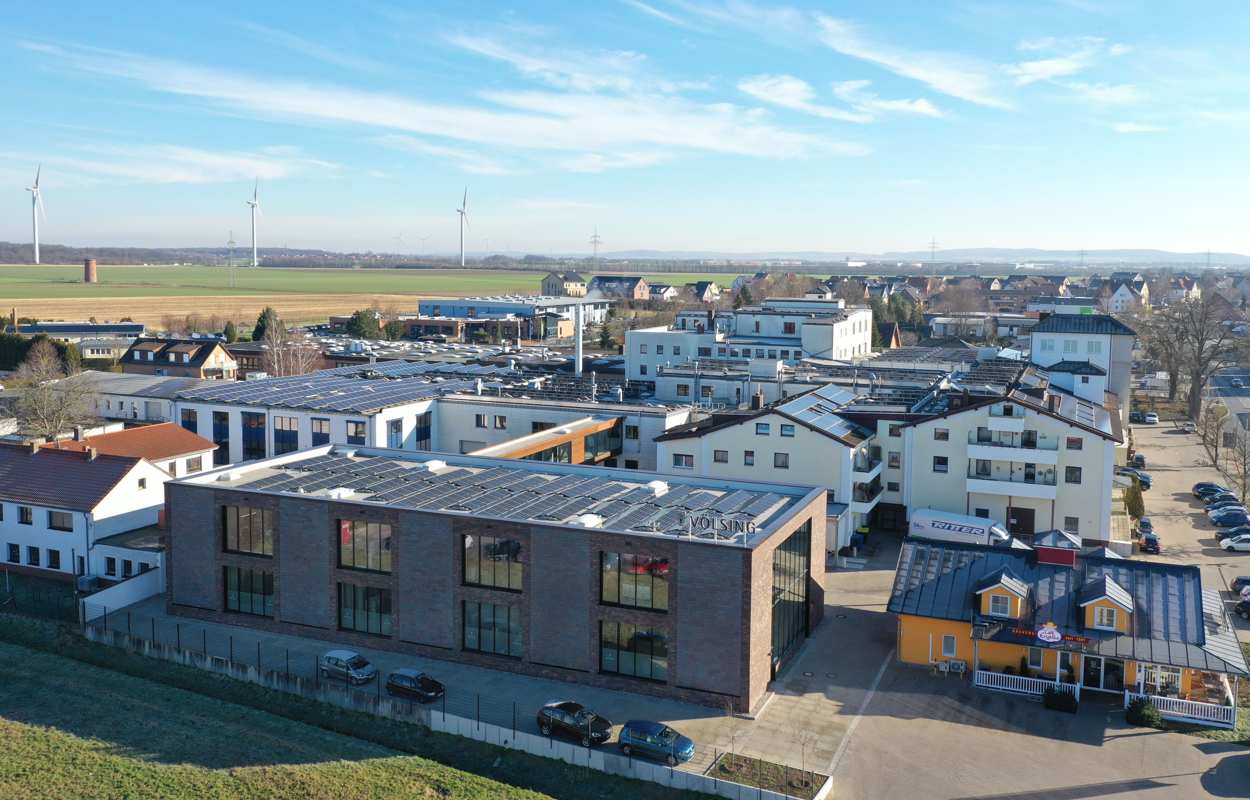 Moderne Büroräume nach dem Umbau