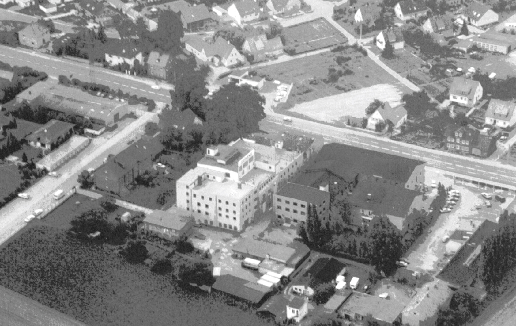 Das Firmengelände 1972